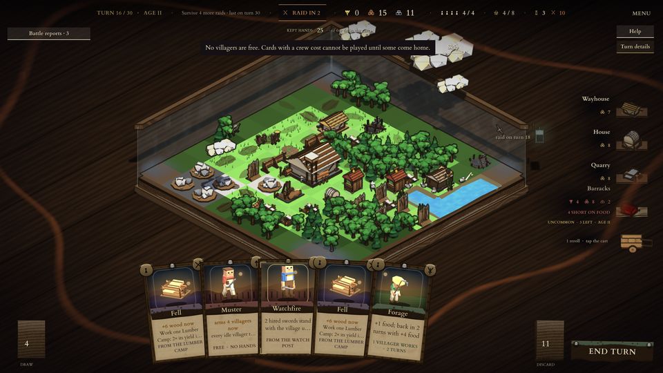 The case, full village